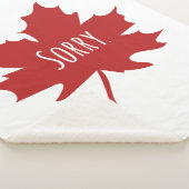 Funny Canadian Sherpa Deken (3/4)