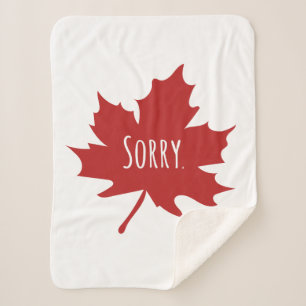 Funny Canadian Sherpa Deken