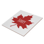 Funny Canadian Tegeltje (Zijkant)