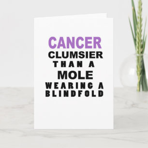 Funny Cancer Birthday Card Kaart