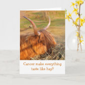 Funny Cancer Cattle wordt goed Kaart (Gele Bloem)