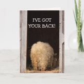 Funny Cancer Enmoegement Sheep Kaart (Voorkant)