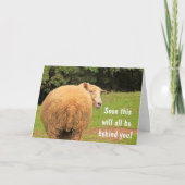 Funny Cancer Sheep-aanmoediging Kaart (Voorkant)