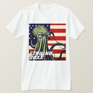 Funny Candidate "Cthulhu 20XX" T-shirt