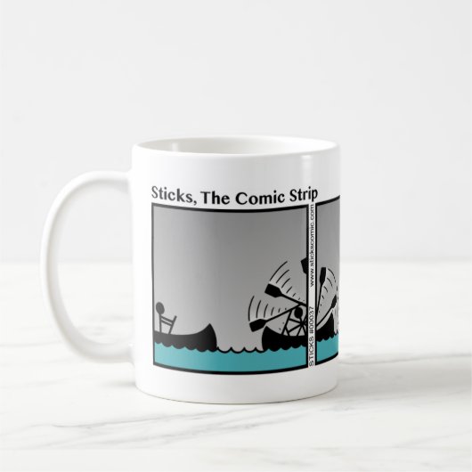 Funny Canoe Stickman Mok - 037 (Links)