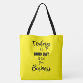Funny Canvas tas (Achterkant)