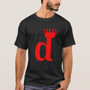 Funny Capital Letter D - D Alphabe Mannen Wom T-shirt