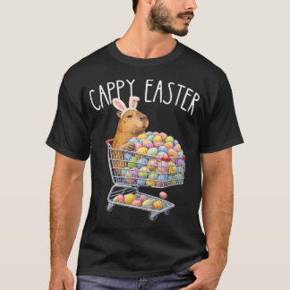 Funny Cappy Easter Capybara Easter T-shirt