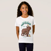 Funny Capybara Anatomy T-shirt (Voorkant volledig)