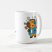 Funny Capybara Gamer Mug – Personalized with Playe (Devant droit)