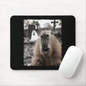 Funny Capybara Halloween Costume Muismat (Met muis)