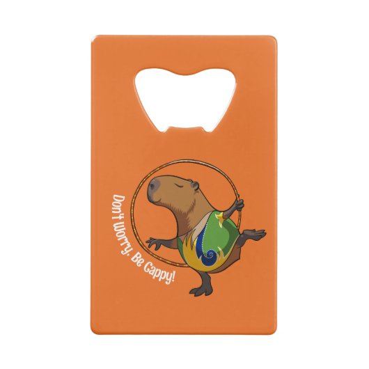 Funny Capybara Ne t'inquiète pas d'être heureux ! (Dos)