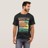 Funny Capybara Ok ik trek naar het Capybara T-shirt (Voorkant volledig)
