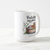Funny Capybara Self Care Mug - Nap Time Coffee Cup (Devant droit)