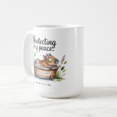 Funny Capybara Self Care Mug - Nap Time Coffee Cup (Devant gauche)