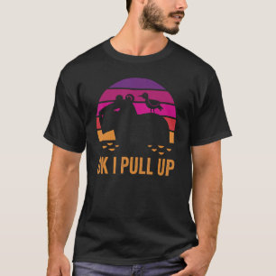 Funny Capybara Trek omhoog Retro Capybara T-shirt