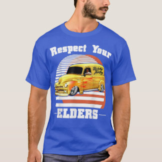 Funny Car Guy - Eerbiedig uw klassieke panel T-shirt