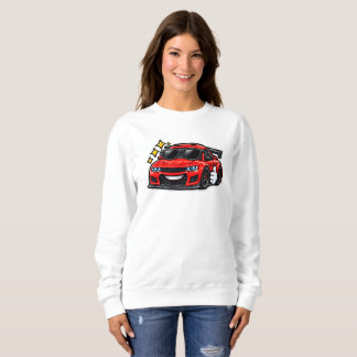 Funny Car Lover Crewneck Dames Sweatshirt