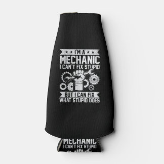 Funny Car Mechanic Engineer Men Women Kids Auto Me Flesjeskoeler