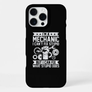 Funny Car Mechanic Engineer Men Women Kids Auto Me iPhone 16 Pro Max Hoesje