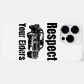 Funny Car -  respect voor uw oudere man Case-Mate iPhone Case (Achterkant (horizontaal))