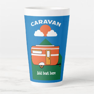 Funny Caravan Accessoires Camping Caravaner Latte Mok