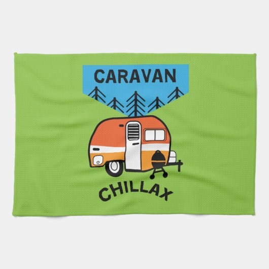Funny Caravan Gifts | Beste caravans | Caravans Theedoek (Horizontaal)