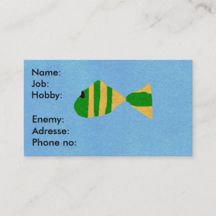 Funny card visitekaartje