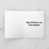 Funny Card voor dochter Kaart (Binnen)