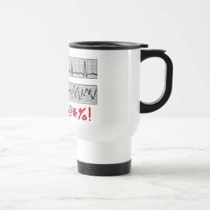 Funny Cardiac Rhythm Strip Gifts Reisbeker