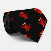 Funny Cardinaal Redbird Originele Kunst Stropdas (Opgerold)