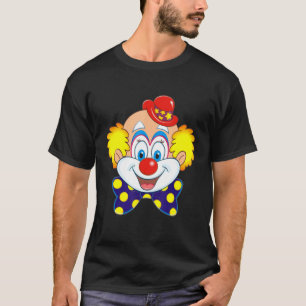 Funny Carnival Circus Clown Costume Fancy Dress T-shirt
