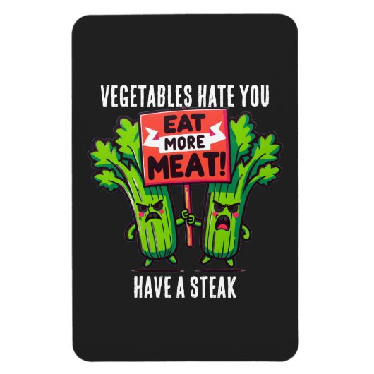 funny carnivore Magnet Magneet (Verticaal)