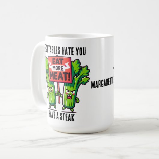 funny carnivore Mug (Devant gauche)