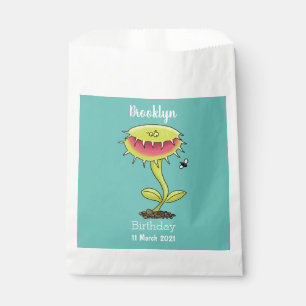 Funny carnivorous Venus fly trap plant cartoon Bedankzakje