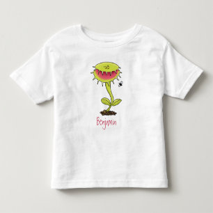 Funny carnivorous Venus fly trap plant cartoon Kinder Shirts