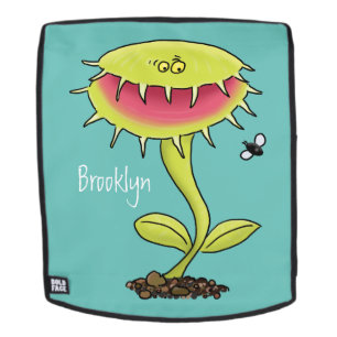 Funny carnivorous Venus fly trap plant cartoon Rugtassen