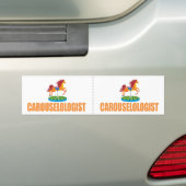Funny Carousel Bumpersticker (Op auto)