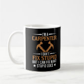 Funny Carpenter Dad Woodworking Husband Craftsman Koffiemok (Links)
