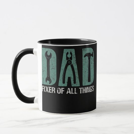 Funny Carpenter Woodwerker Handyman Dad Fixer of Mok (Links)