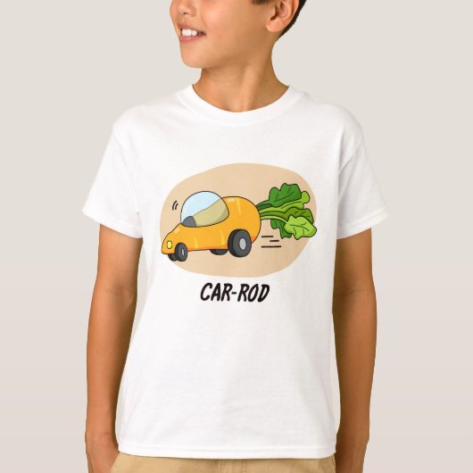 Funny Carrot Pun T-shirt (Voorkant)