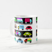 Funny cars koffiemok (Voorkant links)