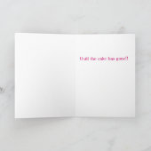 Funny Carte d'anniversaire avec gâteau_ (Intérieur)
