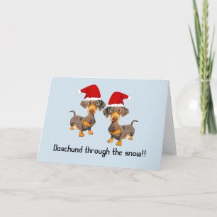 Funny Carte de Noël personnalisée pour chien