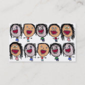 Funny Carte de visite pédiatre (Dos)