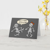 Funny Carte Halloween (Fleur jaune)