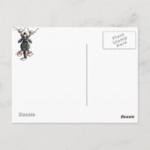 Funny Cartoon Bernese Mountain Dog Briefkaart (Achterkant)