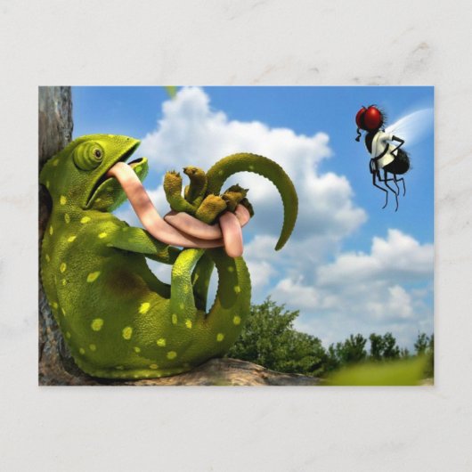 Funny cartoon briefkaart (Voorkant)