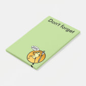 FUNNY CARTOON BURRITO GRAPHIC POST-IT NOTEPAD POST-IT® NOTES (Schuin)