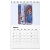 Funny Cartoon Calendar Kalender (Mar 2026)